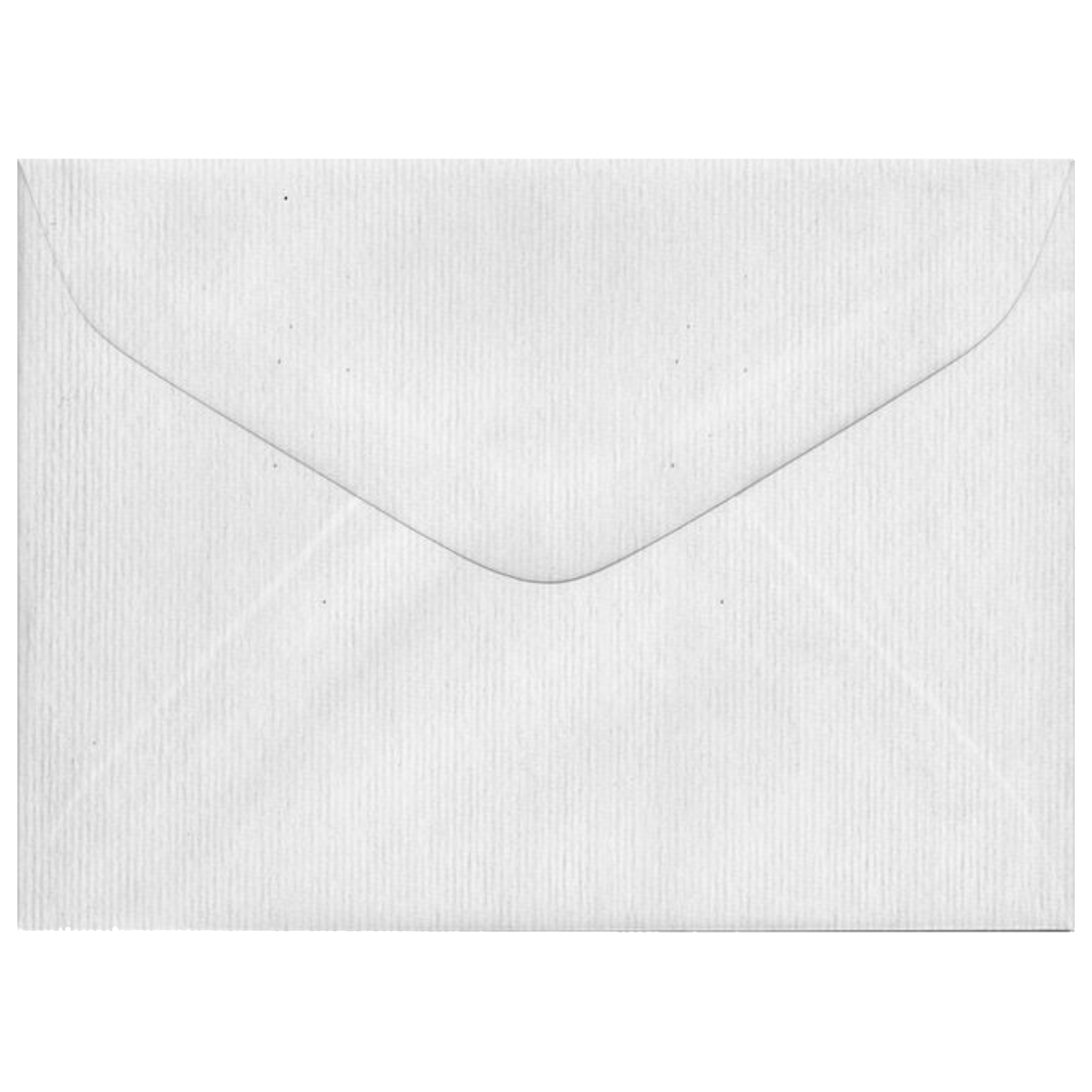 A closed white envelope sitting on top of a letter.